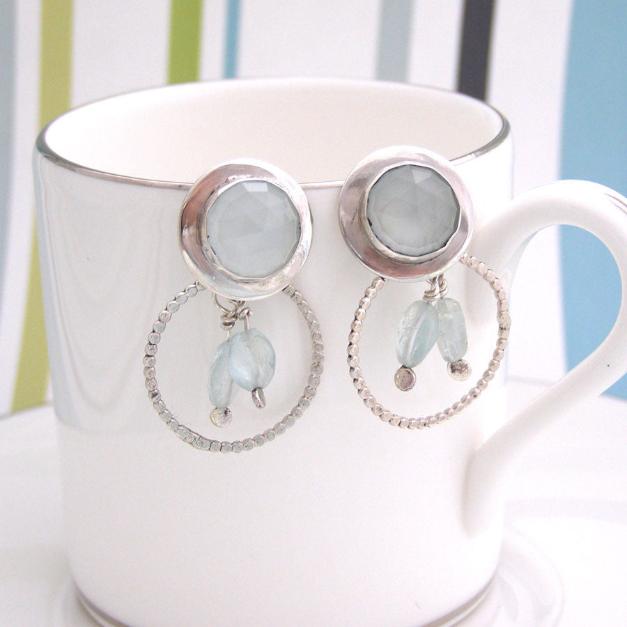 Blue Topaz Earrings