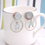 Blue Topaz Earrings