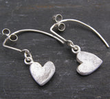 Heart Drop Earrings