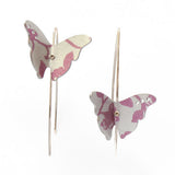Aluminium Butterfly Drop Earrings