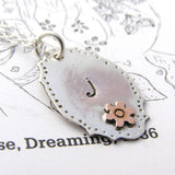 Hand Pierced Silver 'Family Tree' Pendant