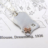 Hand Pierced Silver 'Family Tree' Pendant