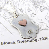 Hand Pierced Silver 'Family Tree' Pendant