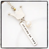 Personalised Silver 'Queenie' Necklace
