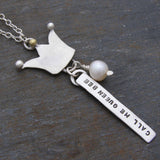 Personalised Silver 'Queenie' Necklace
