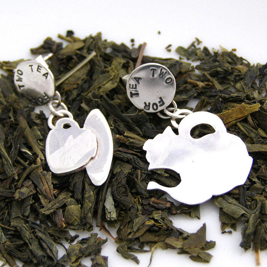 Personalised Tea Pot Earrings
