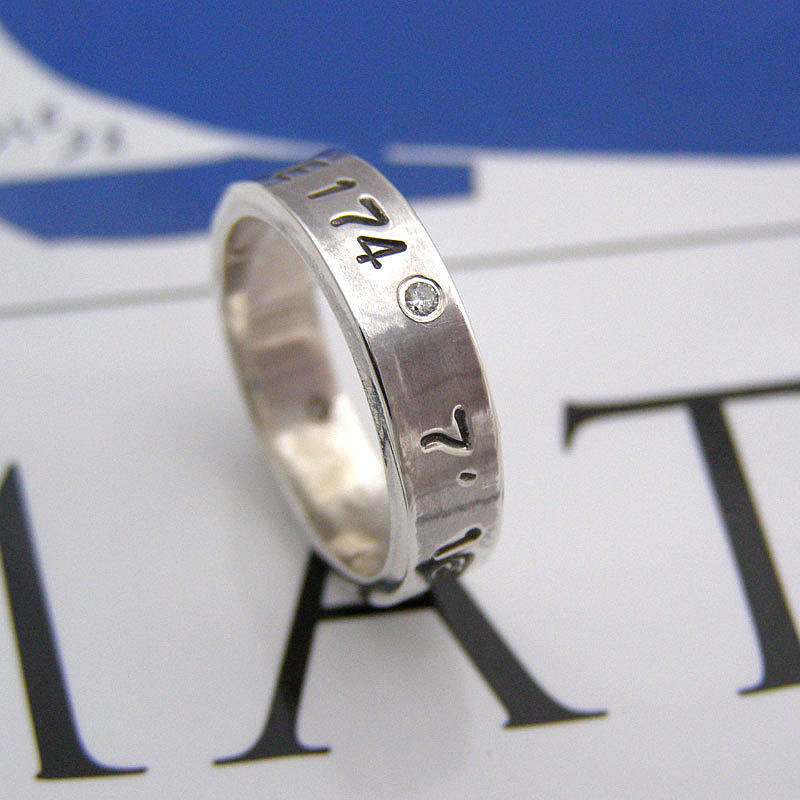 Silver Personalised Ring