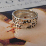 Fine Silver Stacking Rings