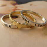 Fine Silver Stacking Rings