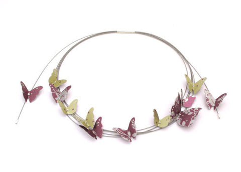 12 Butterflies Necklace