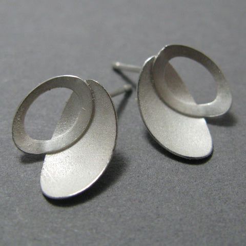 Oval Petal Earrings