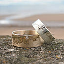 Gold Personalised Coast Ring