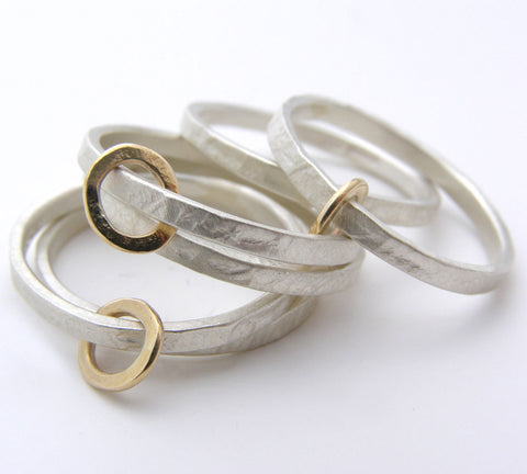 Gold Hoop Ring