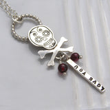 Personalised 'Lovely Bones' Silver necklace