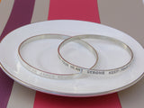 Personalised Sterling Silver Narrative Bracelet