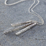 Personalised Silver Bar Pendant