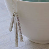 Personalised Silver Bar Pendant