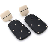 Rectanglular Resin Earrings