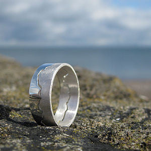 Men's Personalised Coast Ring