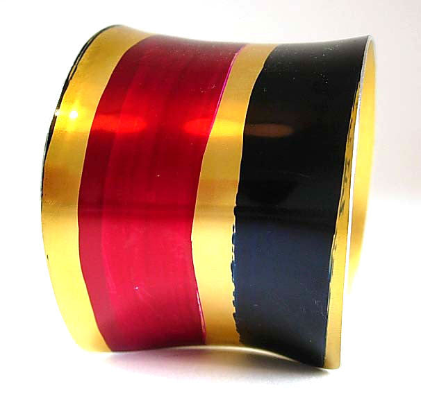 Anodized Aluminium Cuff - Rosalind