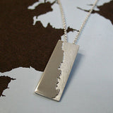 Personalised Coastline Pendant