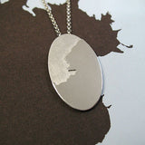 Personalised Coastline Pendant