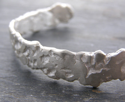 Sterling Silver 'Melt Me' Bangle
