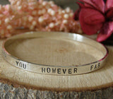 Sterling Silver Narrative Bangle