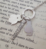 Personalised Owl And Pussy Cat Necklace