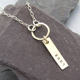 Personalised 9ct Gold Tag Necklace