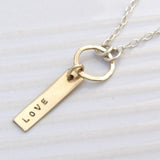 Personalised 9ct Gold Tag Necklace