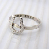 Personalised Horse Shoe Stacking Ring