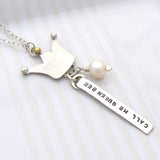 Personalised Silver 'Queenie' Necklace