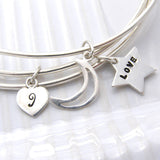 Personalised Silver Stacking Bangles