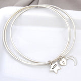 Personalised Silver Stacking Bangles