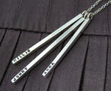 Personalised Slender Silver Bars