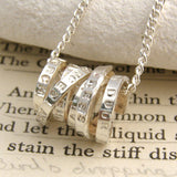 Personalised Spiral Hoop Necklace