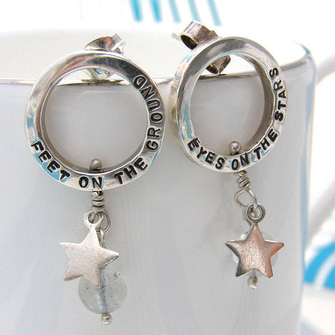 Personalised Star Earrings
