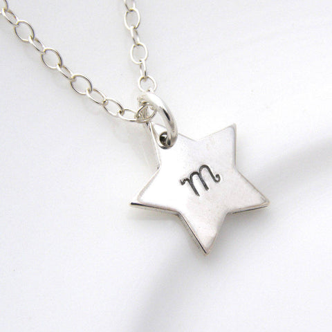 Personalised Star Pendant