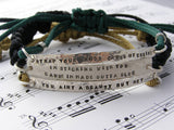 Personalised Silver Friendship Bracelet