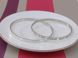 Sterling Silver Narrative Bangle