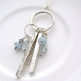 Silver Personalised Bar Charm Pendant