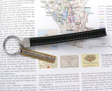 Personalised Silver And Brass Key Ring