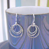Sterling Silver Circles Earrings