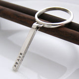 Personalised Sterling Silver Tag Ring