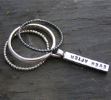 Personalised Sterling Silver Tag Ring