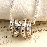 Personalised Silver Speech Bubble Necklace