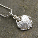 Sterling Silver Royal Heart Pendant
