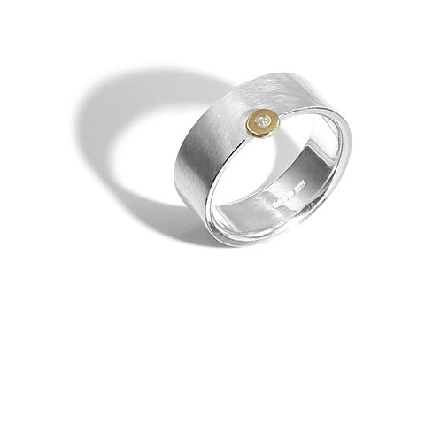 Offset Diamond Ring