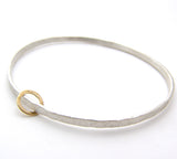 Silver Gold Hoop Bangle